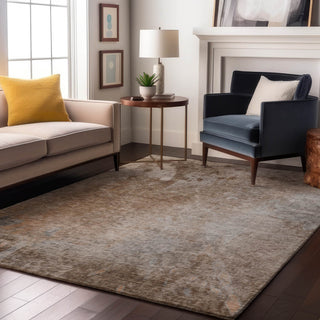 Premium Machine Washable Mayfield AMF562 Mocha 10' x 14' Rug