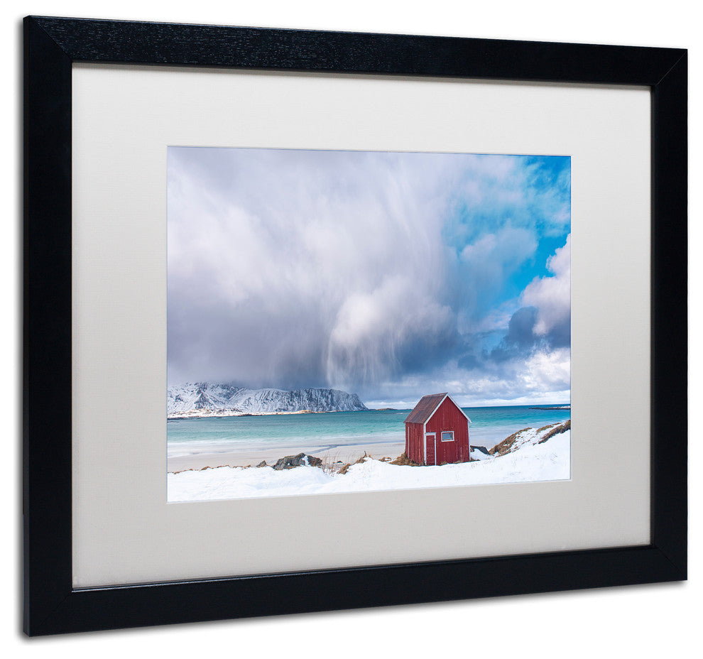 Michael Blanchette Photography ''Beach Mood'' Matted Framed Art, 20x16
