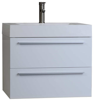 ConceptBaths 27" Single Bath Vanity Set, High Gloss White