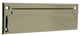 Genuine Solid Brass Letter Mail Plate (Front Only), Satin Nickel