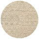 Ahgly Company Indoor Round Mid-Century Modern Area Rugs, 8' Round