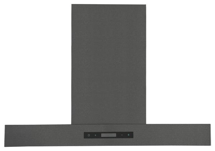 30" Convertible Wall Mount Rectangular Style Range Hood, Black Stainless Steel