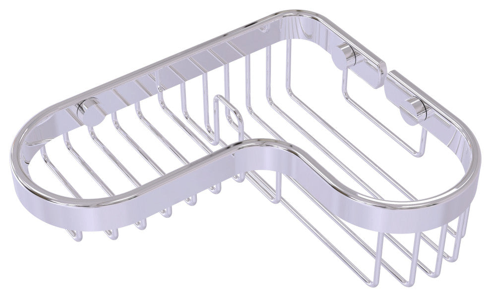 Corner Combination Shower Basket, Polished Chrome