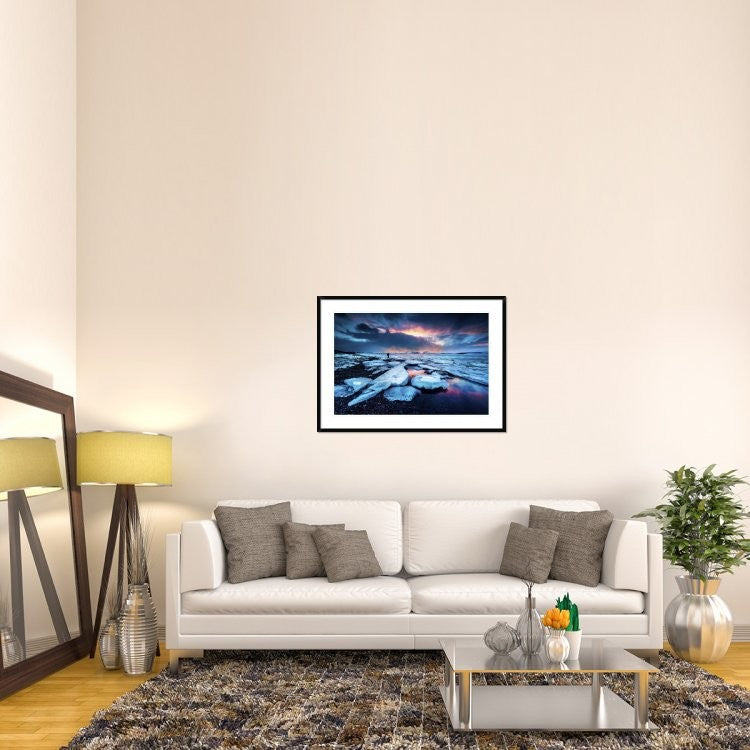 "Badlands Iii" Framed Digital Print by David Martin Castan, 44x32"
