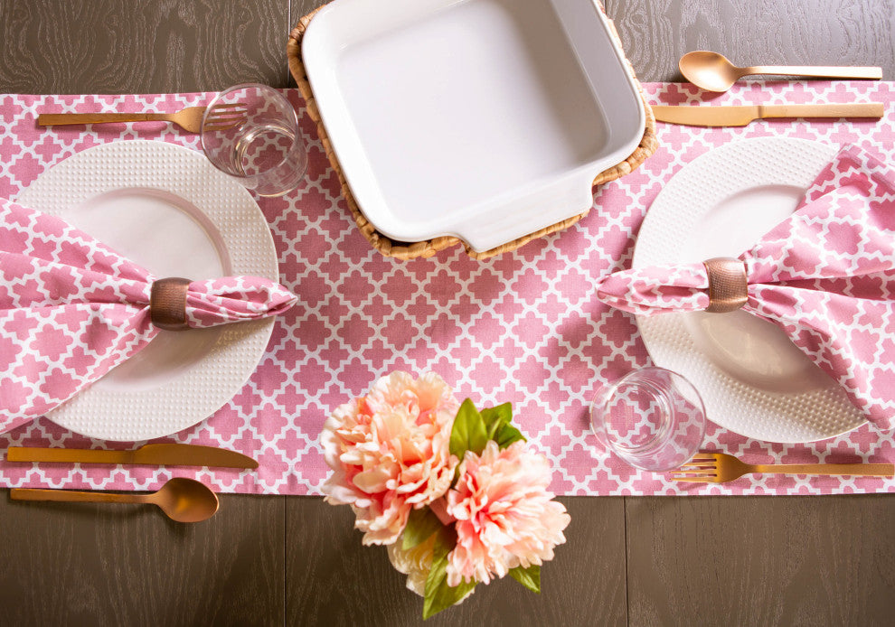 Rose Lattice Table Runner 14"x72"