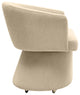 Kristen Rolling Desk Chair, Taupe