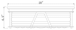 Zlite 491F4-RB 4-Light Flush Mount, Clear