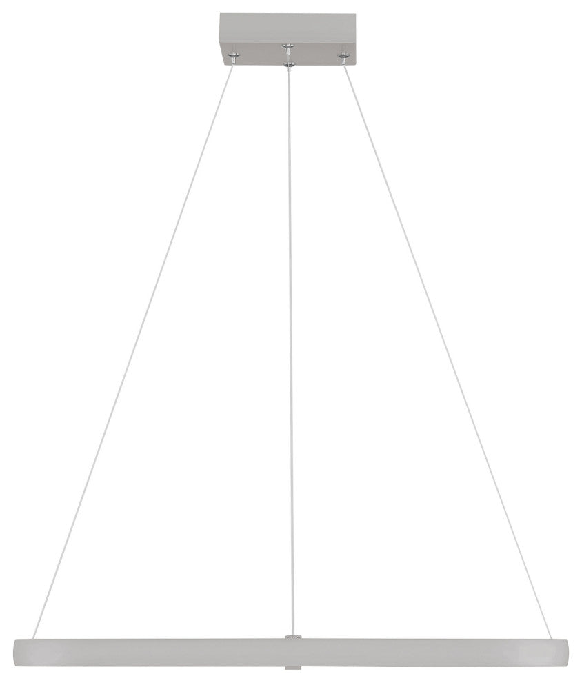 Access Lighting 50946LEDD/ACR Ravello 24"W LED Linear Chandelier - Satin