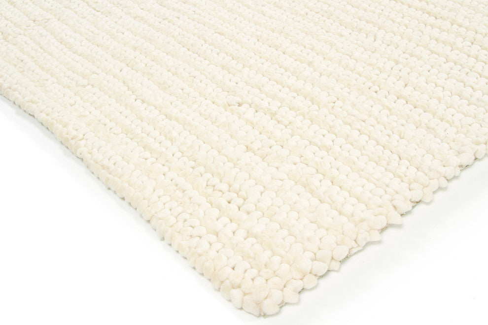 Anni Contemporary Area Rug, Ivory, 9'x13'