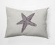 14x20" Starfish Nautical Decorative Indoor Pillow, Dusty Purple