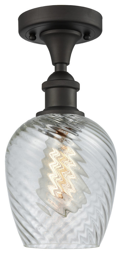 INNOVATIONS LIGHTING 516-1C-OB-G292 Salina 1 Light Semi-Flush Mount