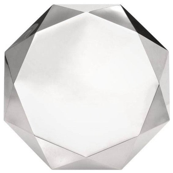 Gem Coffee Table, Stainless Steel