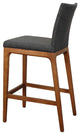 Devon Counter stool Walnut LegsSet of 2, Night Shade, Fabric