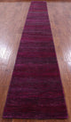 Super Savannah Gabbeh Wool and Silk Handmade Runner Rug 2' 6" X 18' 3" Q6885