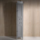 Oxford Tall Bathroom Linen Cabinet, Gray