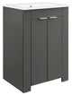 Maybelle 24" Bathroom Vanity, Gray White