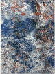 8??x 10??Blue and White Abstract Ocean Area Rug