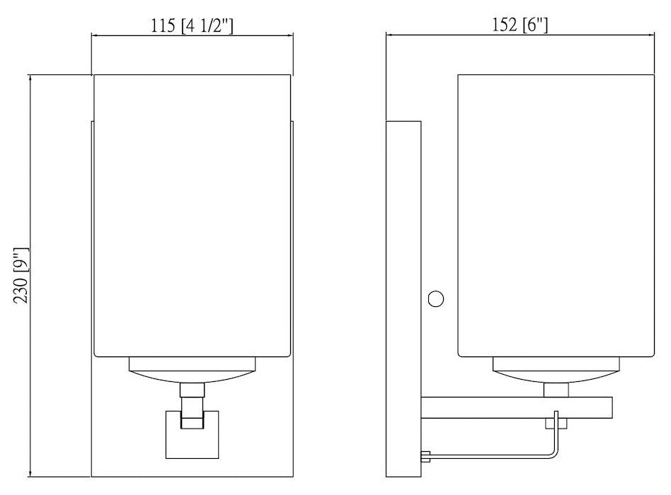 El Dorado Satin Nickel 1-Light Wall Sconce Bathroom Fixture, 20-7997