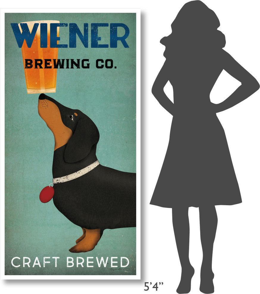 "Wiener Brewing Co" Digital Paper Print by Ryan Fowler, 32"x62"