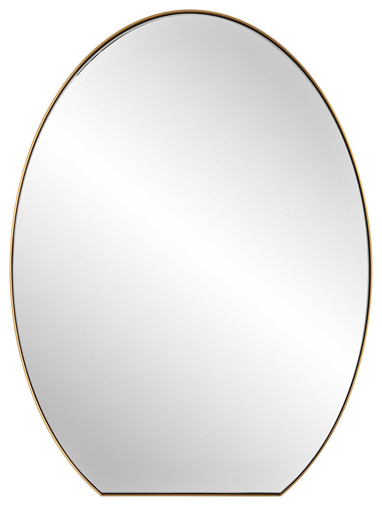 Uttermost Cabell Brass Oval Mirror