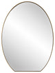 Uttermost Cabell Brass Oval Mirror