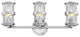 Hinkley Noah Three Light Vanity, Chrome