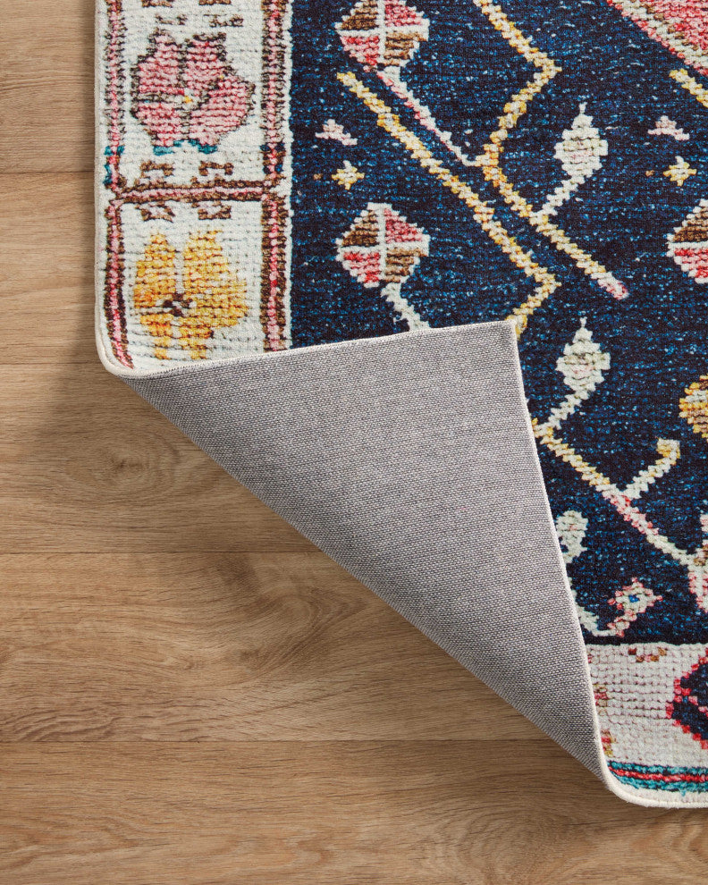Loloi Fiona Rust/Navy 7'6"x9'6" Area Rug