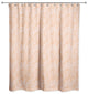 Orange Dainty Floral 71x74 Shower Curtain