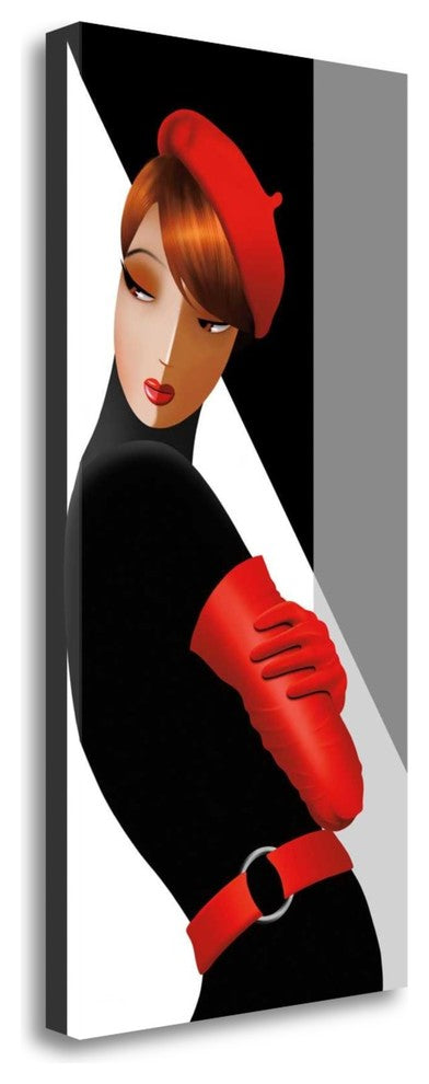 "Natasha In Shadows" By Jordan Bravo, Giclee Print on Gallery Wrap Canvas