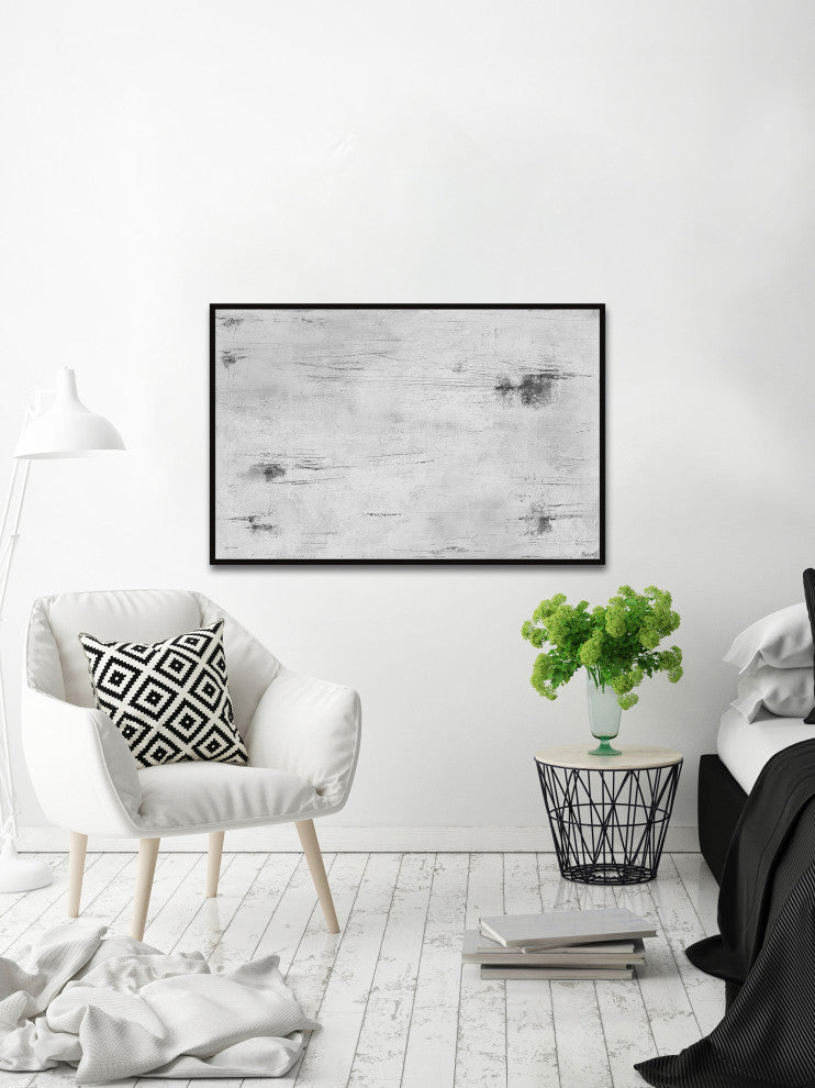 "Utter Brilliance" Floater Framed Painting Print on Canvas, 18x12