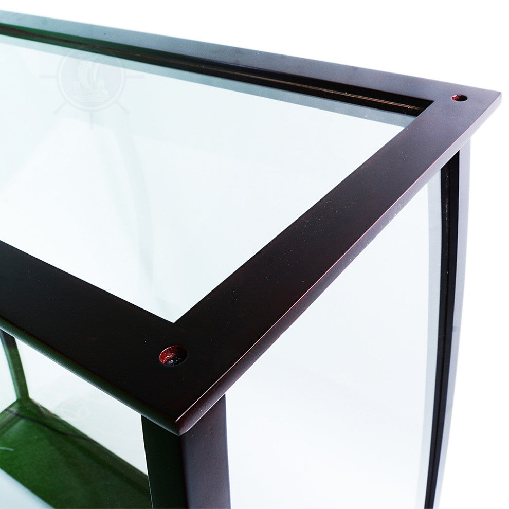 Table Top Display Case Handcrafted Wooden Display Case for Model Ships