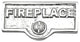 Switch Plate Tags FIREPLACE Name Signs Labels Chrome Brass |