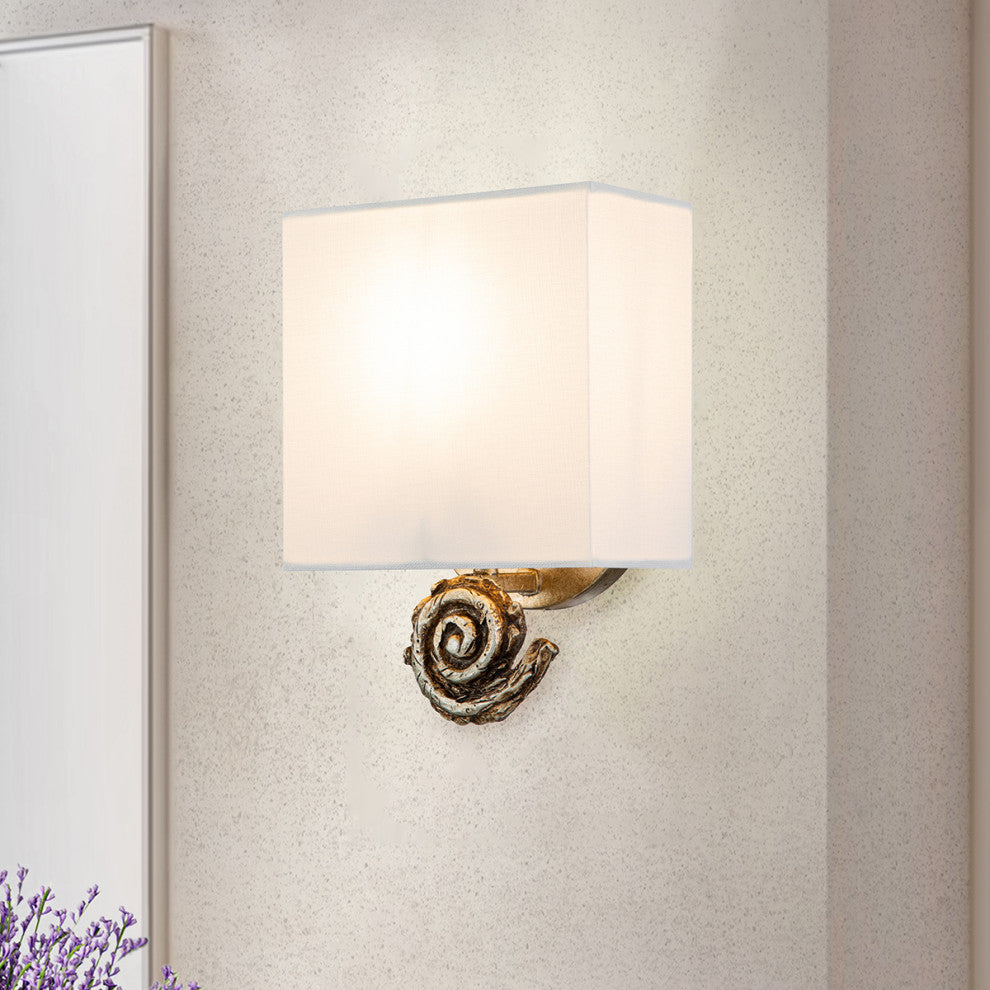 Crest 2 Light Black Sconce