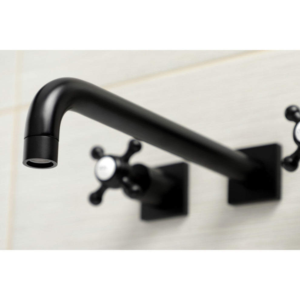 KS6050BX Wall Mount Tub Faucet, Matte Black