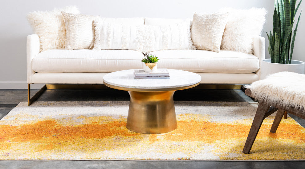 Rug Unique Loom Estrella Yellow Rectangular 3' 3 x 5' 3