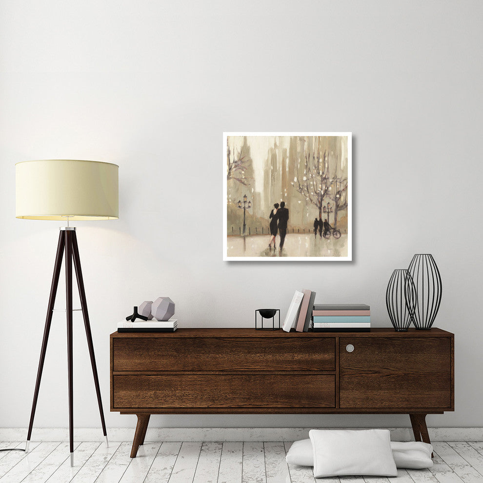 "An Evening Out Neutral Crop" Digital Paper Print by Julia Purinton, 32"x32"