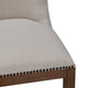 Dorsey Dining Side Chair Drift Wood Legs, Set of 2, Cardiff Cream, Fabric