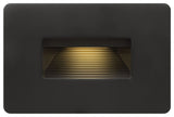 Luna Step Light 120v Horizontal 3000K in Satin Black