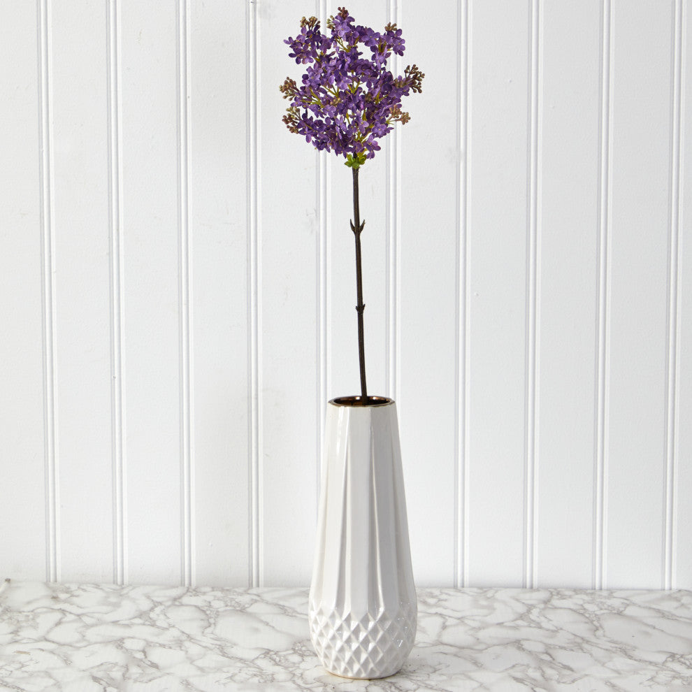 32" Lilac Artificial Flower, Set of 4