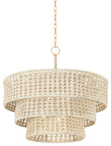 Hudson Valley Lighting Yorkhill 29.5" Pendant Vintage Gold Leaf