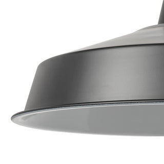 Modern 16" Gooseneck Wall Mount Matte Black Barn Light