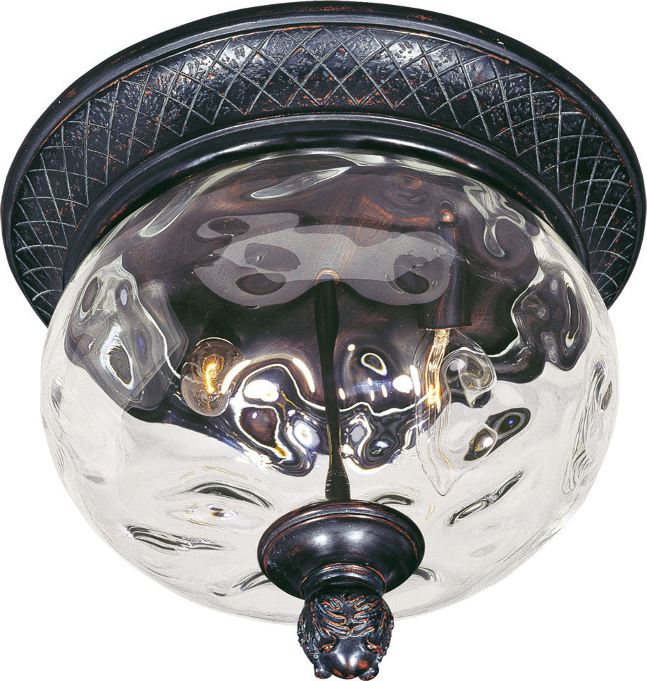 Maxim Carriage House 2-Light Outdoor Ceiling Mount Bronze - 40429WGOB