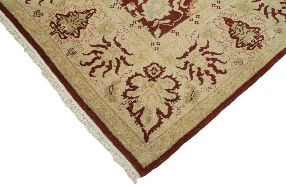 Rug N Carpet - Handmade Oriental 10' 2" x 14' 2" Soft Large Oushak Rug