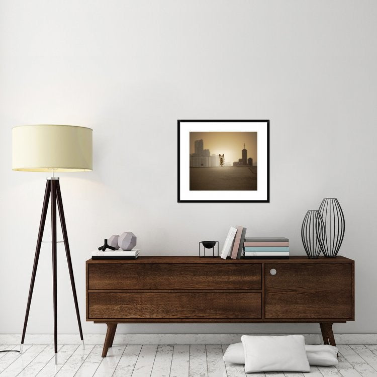 "Be With You" Framed Digital Print by Biduri Chang-Hwan Park, 30x27"