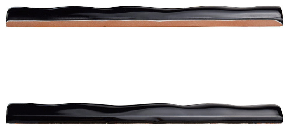 Rugosa Nero Ceramic Wall Trim