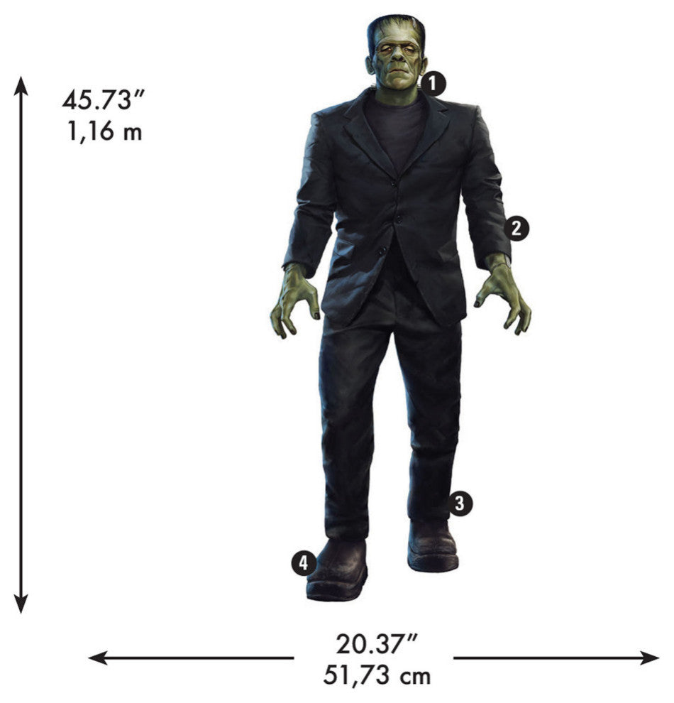 Classic Monsters Frankenstein Giant Peel and Stick Wall Decals