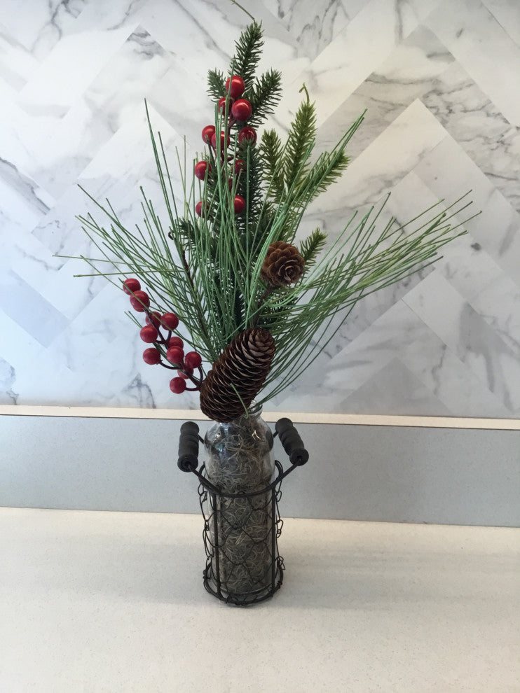Christmas Jar Centerpiece
