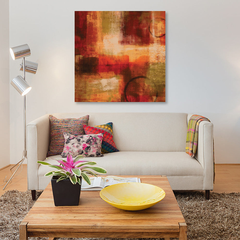 "Brave New World I" by Brent Nelson, Canvas Print, 18"x18"