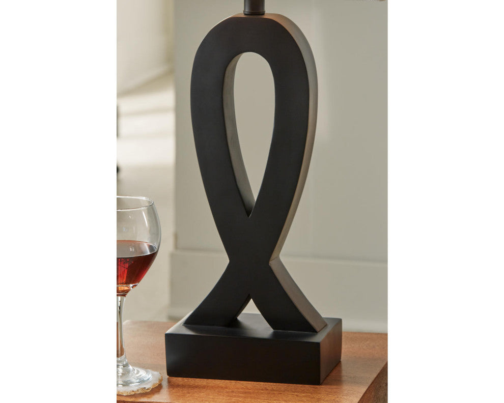Markellton Black Table Lamp, Set of 2