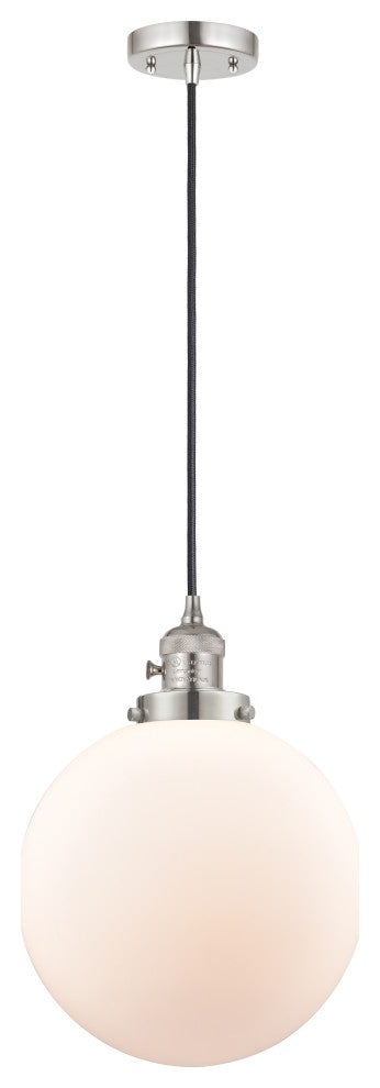INNOVATIONS 201CSW-PN-G201-10 1-Light Mini Pendant Polished Nickel
